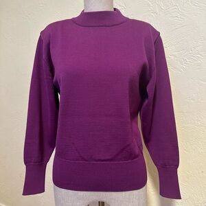 YSL sweater in purple